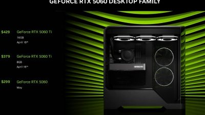 Nvidia Perkenalkan RTX 5060 dan RTX 5060 Ti